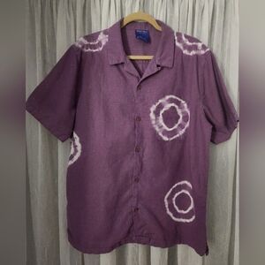 Without Walls Men's Purple Spiral Shirt